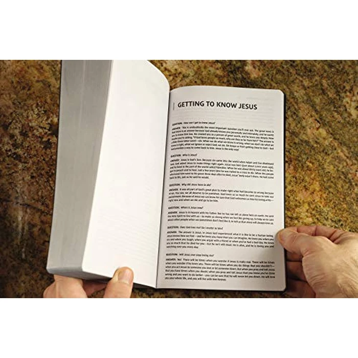 NIV, Holy Bible, Soft Touch Edition, Leathersoft, Black, Comfort Print by HarperCollins Children's Books - Image 8