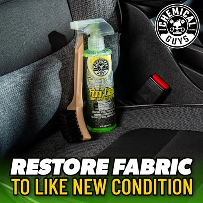 Chemical Guys Foaming Citrus Fabric Clean Carpet & Upholstery Cleaner - Car Carpet Cleaner Spray for Seats and Floor Mats, Removes Stains &Odors, Safe for Cars, Home and Office, 16 oz Citrus Scent by Chemical Guys - Image 6