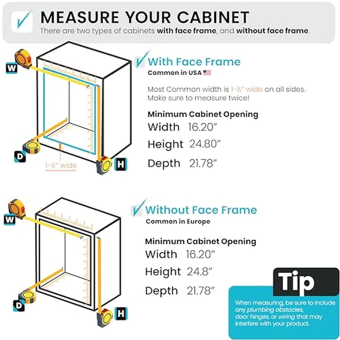 Home Zone Living 15.3 Gallon Pull Out Dual Trash Can for Recycling and Trash, Under Cabinet Design, 58 Liter Total Capacity by Home Zone Living - Image 2