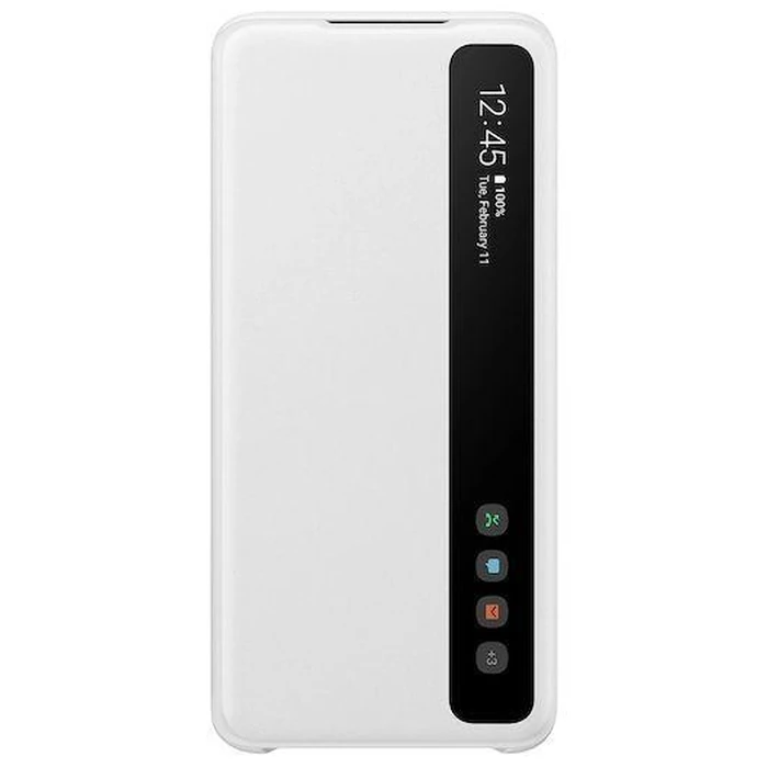 Samsung S-View Flip Phone Cover for Galaxy S20 (5G) - White by Samsung - Refurbished - Brand New condition