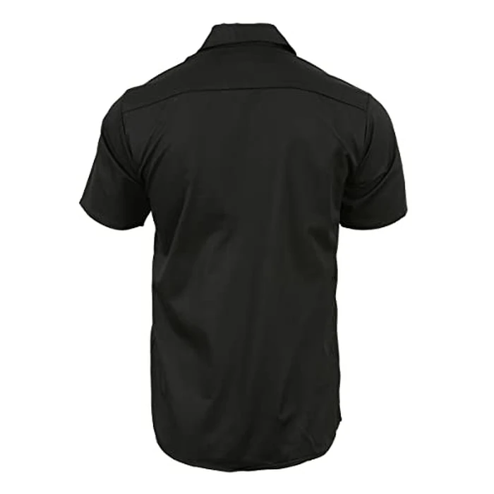 Milwaukee Leather MDM11669 Men’s Black Button-Up Heavy-Duty Work Shirt - Classic Mechanic Shirt w/Pockets - 3X-Large by Milwaukee Leather - Image 7