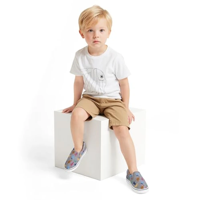 K KomForme Kids Shoes Toddlers Canvas Sneakers Slip on Walking Tennis Shoes for Boys Girls(Toddler/Little Kids/Big Kids) by K KomForme - Image 8