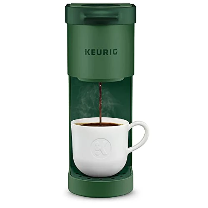 Keurig K-Mini Single Serve K-Cup Pod Coffee Maker, 6 to 12oz Brew size, with Cord Storage, Perfect for Small Spaces, Evergreen by Keurig - Used - Like New condition