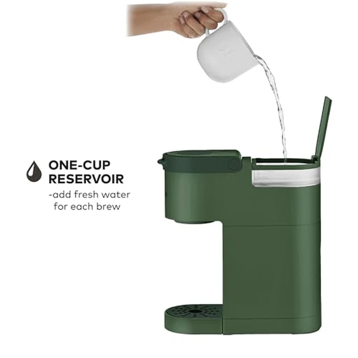 Keurig K-Mini Single Serve K-Cup Pod Coffee Maker, 6 to 12oz Brew size, with Cord Storage, Perfect for Small Spaces, Evergreen by Keurig - Image 8