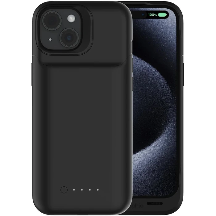 Mophie Juice Pack Battery Phone Case for iPhone 15 - Black by Mophie - Image 4