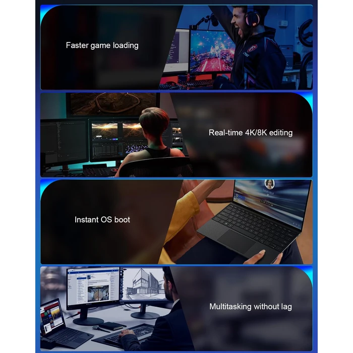 OSCOO 512GB M.2 2242 Gen4x4 NVMe PCIe SSD, Up to 4800MB/s Read, 3D NAND, Compact SSD for Ultrabooks, Laptops, Intel NUC, Lenovo ThinkPad, Dell Latitude, HP EliteBook, Mini PCs, Embedded Systems by OSCOO - Image 7