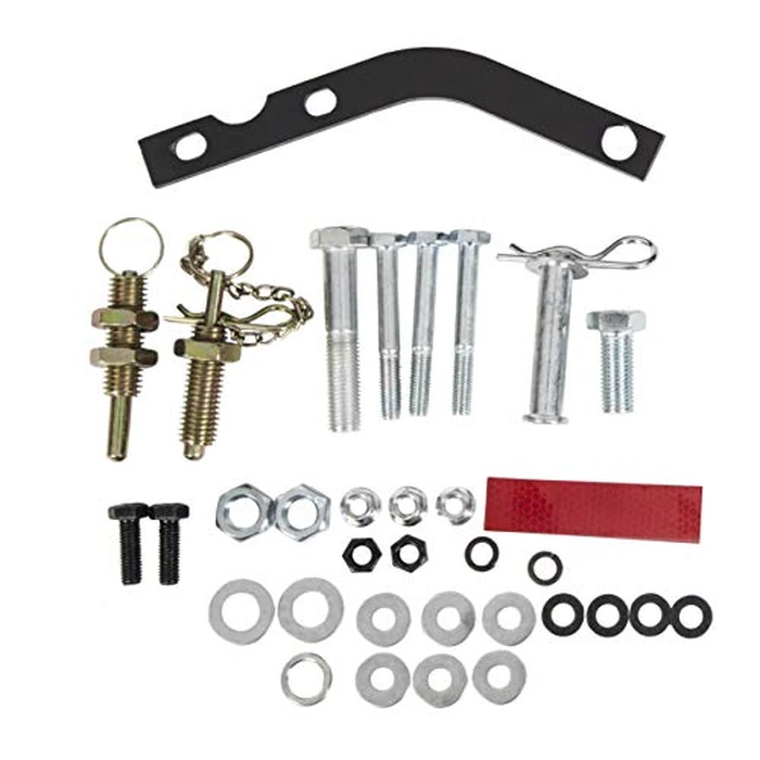 ECOTRIC 46.2 X 26.8 X 38.7 Inch Hitch Cargo Carrier W/Ramp Foldable 500 Lbs Trailer Hitch Mount Steel Wheelchair Carrier Mobility Scooter Ramp 2" Hitch Receiver for Snow Blower SUV Truck Van Car by ECOTRIC - Image 9