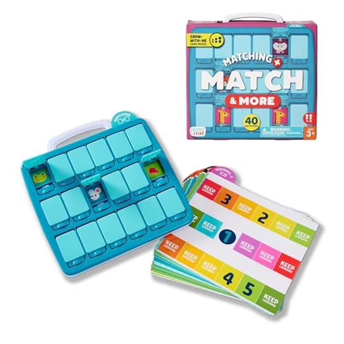 Chuckle & Roar Travel Matching Puzzle & Game Set - 40 Activities on 20 Cards, Grow-with-Me Game Modes, 1-2 Players, Preschool Learning Game, Ages 3+ by Chuckle & Roar - Image 2