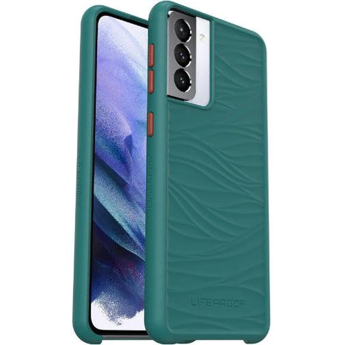 LifeProof Wake Phone Case for Galaxy S21+ (5G) - Down Under (Green/Orange) by LifeProof - Refurbished - Brand New condition - US$10.40