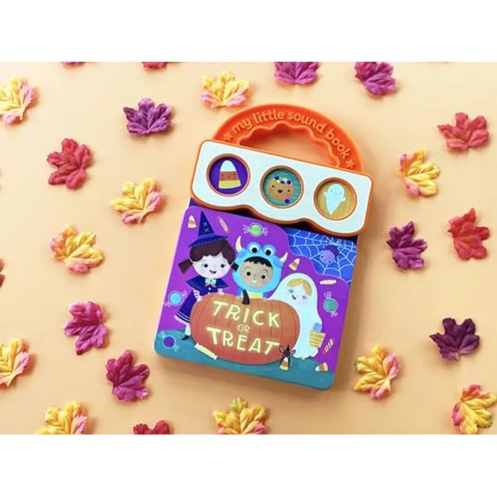 Trick Or Treat 3-Button Sound Halloween Board Book for Babies and Toddlers by Cottage Door Press - Image 4