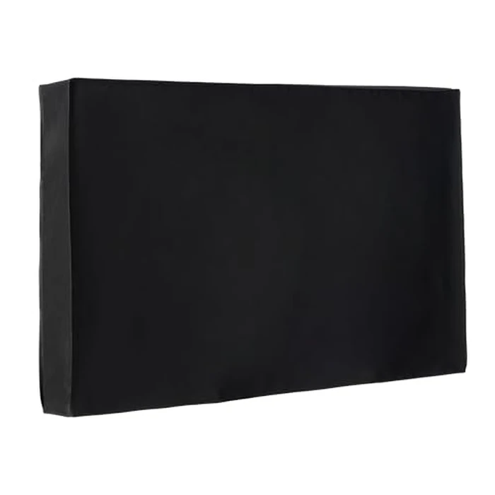 Amazon Basics Waterproof Outdoor TV Cover 121.9cm- 127.0cm, for Flat-Screen TVs, Fits up to 119.4cm L x 75.4cm H, Black by Amazon Basics - Used - Acceptable condition - CA$6.15