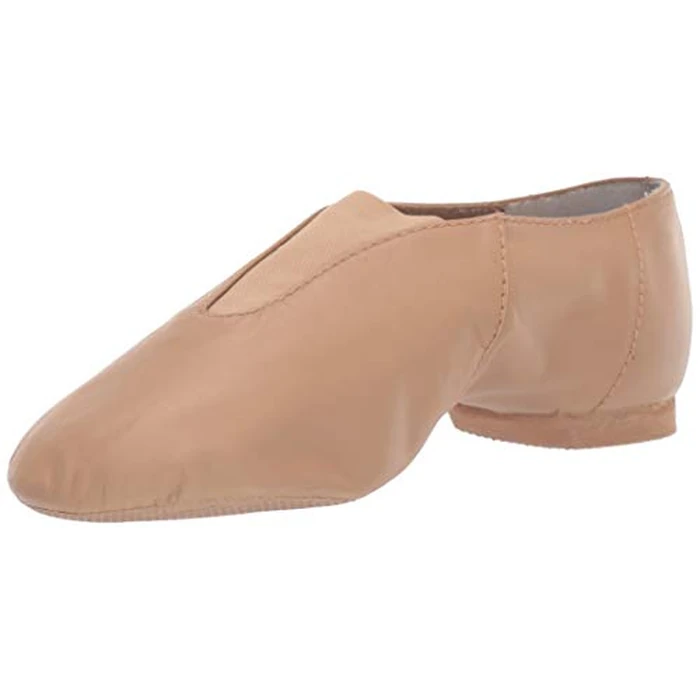 Bloch Dance Jazz Women Shoe's Super Leather with Strong Elastic Slip On, High Durability, Neoprene Stretch Satin, Dancing Shoe, Tan, 12 by Bloch - Used - Very Good condition - CA$14.93