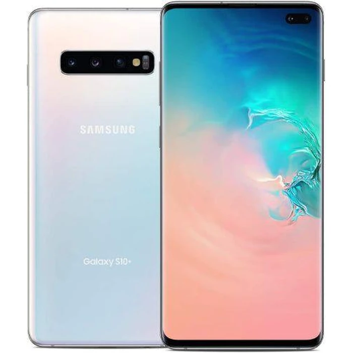 Galaxy S10+ - 128GB - 1 Physical SIM - Prism White - AT&T by Samsung - Refurbished - Excellent condition