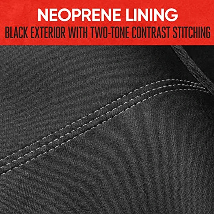 Motor Trend SpillGuard Neoprene Rear Seat Protector - Waterproof Bench Cover for Cars With Gray Stitching, Padding for Kids & Dogs by Motor Trend - Image 6