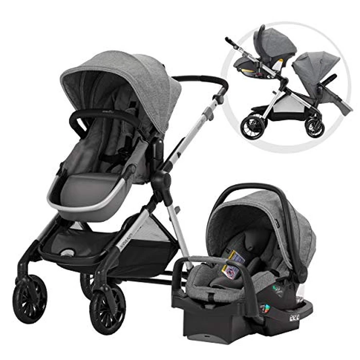 Evenflo Gold SensorSafe Pivot Xpand Smart Modular Travel System - Moonstone by Evenflo - Image 1