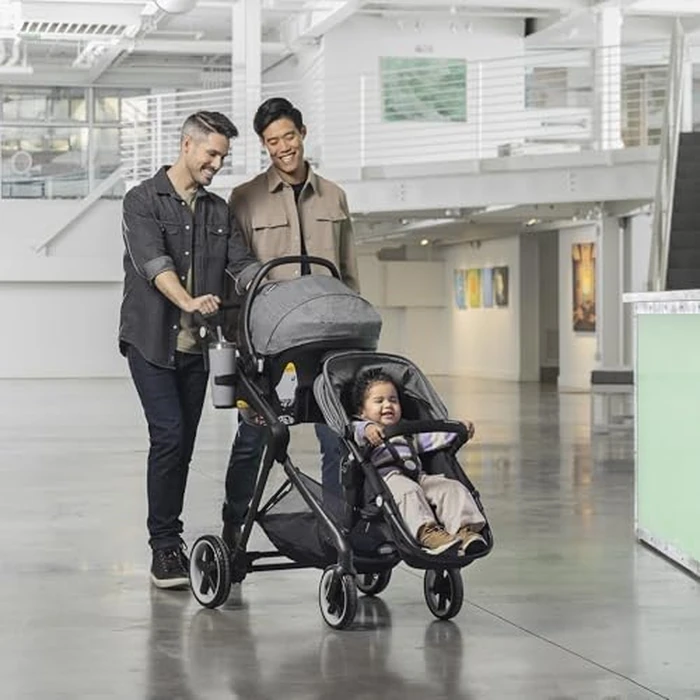 Evenflo Gold SensorSafe Pivot Xpand Smart Modular Travel System - Moonstone by Evenflo - Image 8