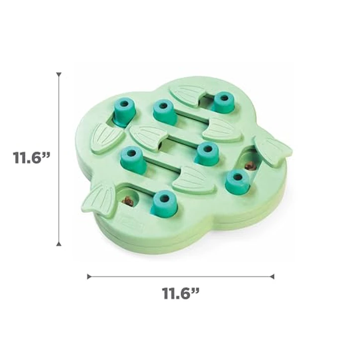 Outward Hound by Nina Ottosson Puppy Hide N' Slide Treat Puzzle Enrichment Dog Toy, Green by Outward Hound - Image 7