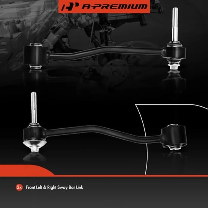 A-Premium 2Pcs Front Sway Bar Links Stabilizer Bar Links, Compatible with Ford Ford F-250 F-350 F-450 F-550 Super Duty 2000-2004, Excursion 2000-2005, 4WD or RWD by A-premium - Image 3