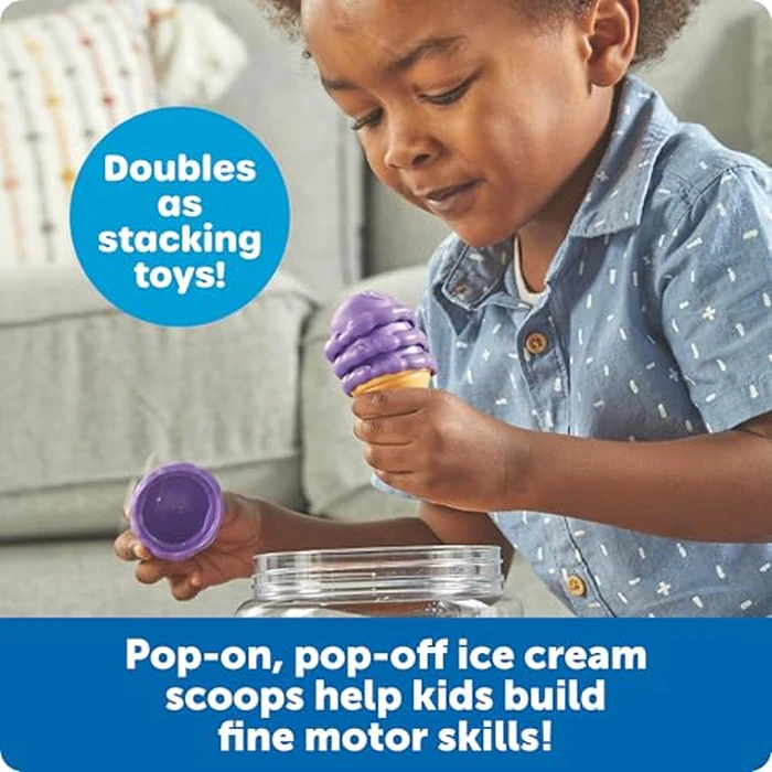 Learning Resources Mini Letter Scoops - Letter Recognition, ABC Color Matching Game, Alphabet Phonics for Toddlers, Imaginative Skills, Fine Motor, Montessori Food Toys, Gifts for Boys and Girls by Learning Resources - Image 4