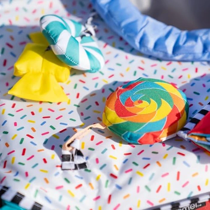 Bright Starts, Pop 'N Jump Portable Baby Activity Center, Indoor Outdoor Use, Lightweight, Carrying Bag, Canopy, 6-12 Months (Animals) by Bright Starts - Image 8