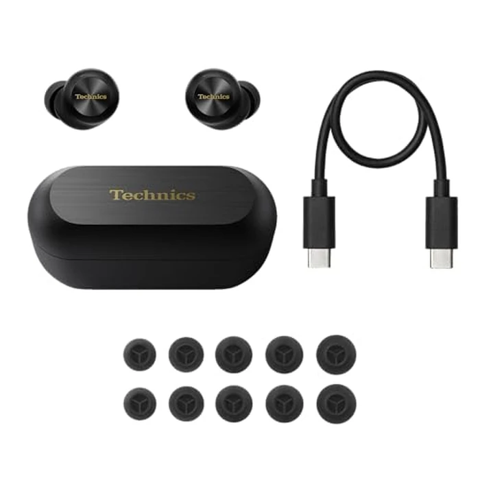 Technics EAHAZ100 Reference Class Hi-Fi True Wireless Earbuds with Dolby Atmos and Noise Cancelling, Black by Technics - Image 8