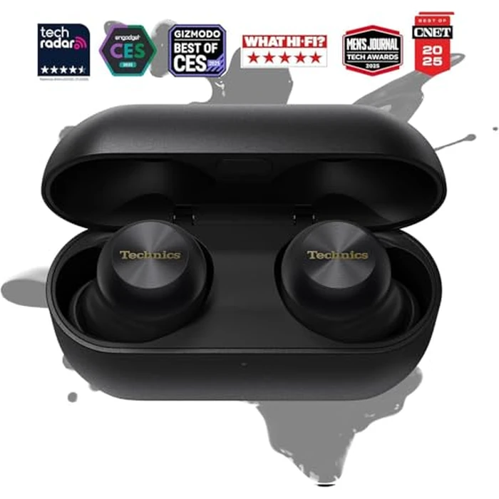 Technics EAHAZ100 Reference Class Hi-Fi True Wireless Earbuds with Dolby Atmos and Noise Cancelling, Black by Technics - Image 9