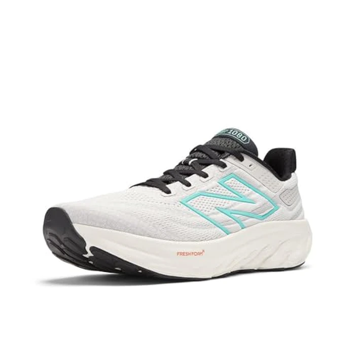 New Balance Men's Fresh Foam X 1080 V13 Running Shoe, Grey Matter/Cyber Jade/Black, 7.5 N by New Balance - Used - Very Good condition - US$71.45