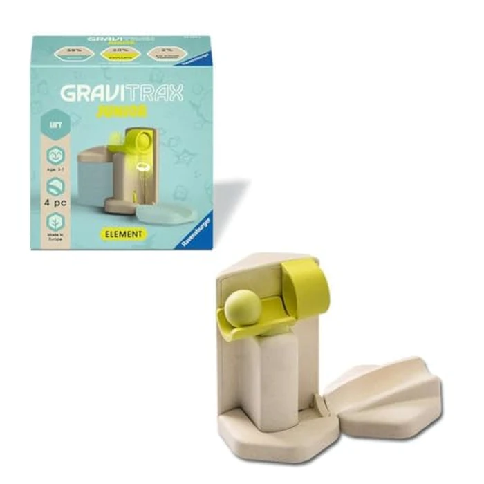 Ravensburger GraviTrax Junior Element Lift - Expandable Marble Run for Children, Marble Run Made of Renewable Materials with Themed Worlds, Construction Toy for Ages 3 Years up by Ravensburger - Image 3