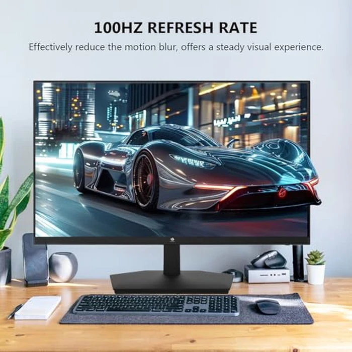 24 inch Monitor, Z-Edge Computer Monitor, Full HD 1920 x 1080p IPS 100Hz PC Monitor with HDMI, VGA, Frameless, U24I Anti-Glare Screen by Z Z-EDGE - Image 2