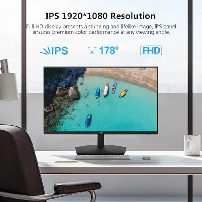 24 inch Monitor, Z-Edge Computer Monitor, Full HD 1920 x 1080p IPS 100Hz PC Monitor with HDMI, VGA, Frameless, U24I Anti-Glare Screen by Z Z-EDGE - Image 3