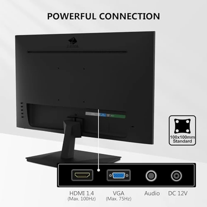 24 inch Monitor, Z-Edge Computer Monitor, Full HD 1920 x 1080p IPS 100Hz PC Monitor with HDMI, VGA, Frameless, U24I Anti-Glare Screen by Z Z-EDGE - Image 6