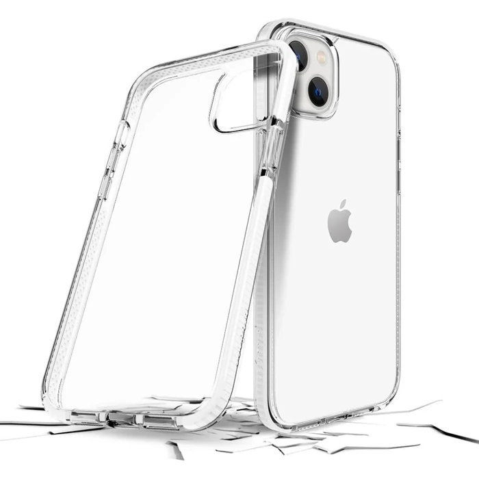 Prodigee Safetee Steel Series Phone Case for iPhone 14 Plus - White - Brand New by Prodigee - Image 1
