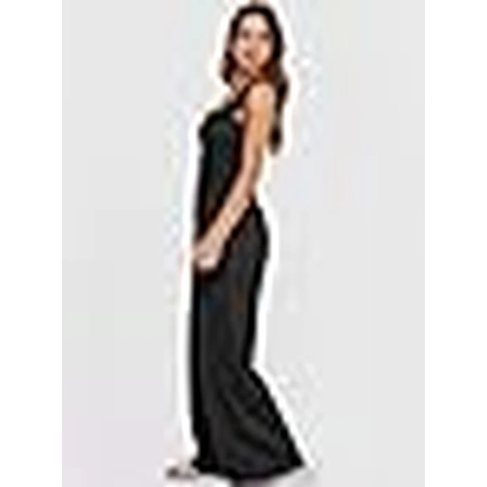 ANRABESS Jumpsuits for Women Dressy Casual Smocked Sleeveless Wide Leg Longe Rompers One Piece 2026 Summer Vacation Outfits Black L by ANRABESS - Image 9