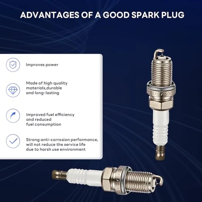 Ignition Coil Pack UF674 and Iridium Spark Plugs (Set of 4) Compatible with Ford 2013 2014 2015 2016 Escape Fiesta Fusion Transit Connect 1.6L L4, For GN10644 BM5Z-12029-B by GAGOLCAR - Image 3