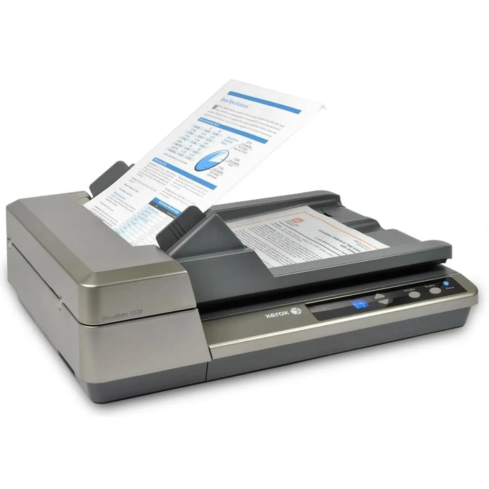 Xerox DocuMate 3220 Flatbed Scanner - Gray by Xerox - Refurbished - Premium condition - CA$545.99