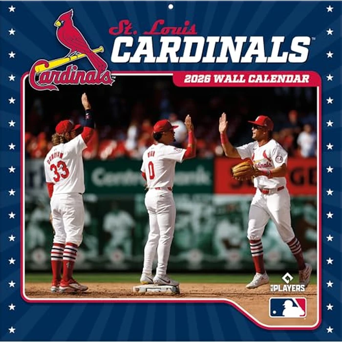 St Louis Cardinals 2026 12x12 Team Wall Calendar by Turner Sports - Used - Like New condition - US$18.99