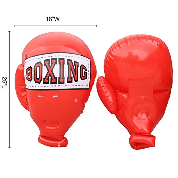 BANZAI Kids Inflatable Mega Boxing Gloves, Red Blue by BANZAI - Image 3