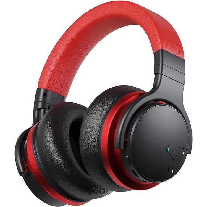 Commalta E7 Active Noise Cancelling Wireless Headphones - Red by Commalta - Refurbished - Excellent condition