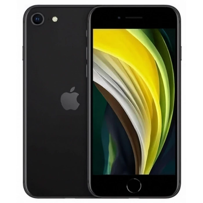 iPhone SE (2020) - 64GB - Black by Apple - Refurbished - Acceptable condition