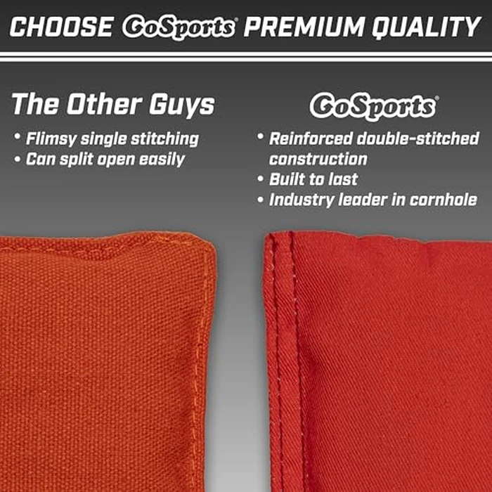 GoSports Cornhole Bean Bags Set of 4 - Regulation All Weather - Classic Navy by GoSports - Image 6