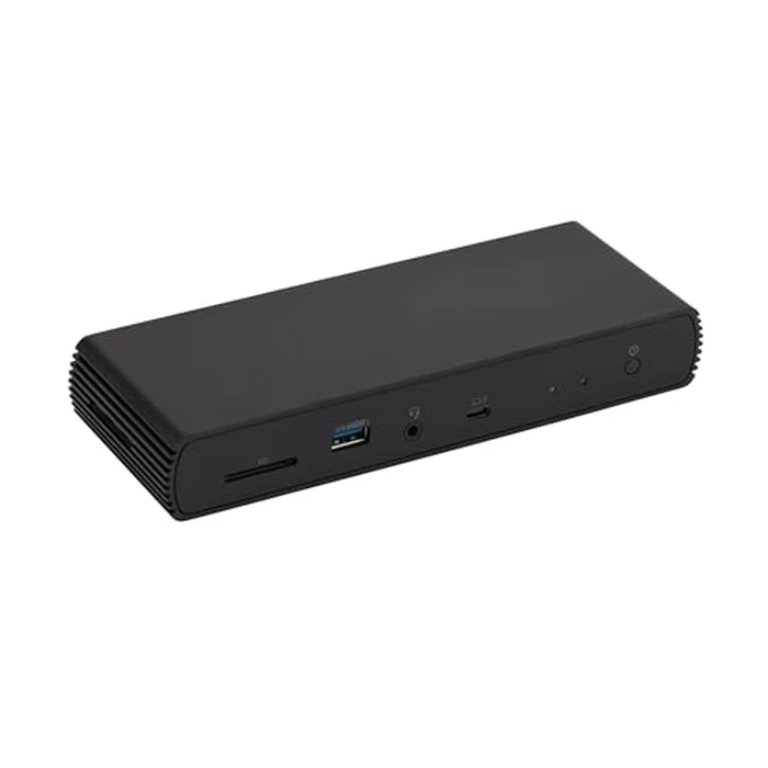 Amazon Basics Thunderbolt 4 Pro Docking Station, Dual 4K Monitor Support, 8K Display, 2xTBT4, 1xHDMI2.1, 3xUSB A 3.1, RJ45 Ethernet, Black, 7.86 x 2.95 x 1.23 inches by Amazon Basics - Used - Like New condition