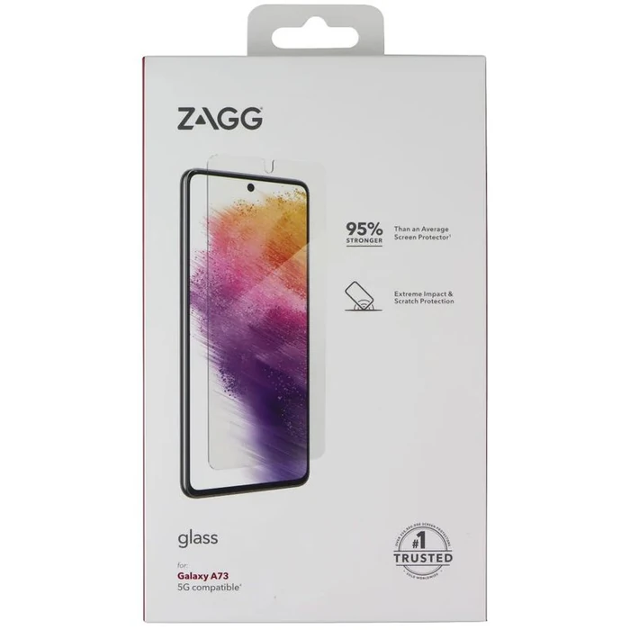 Zagg Glass Screen Protector for Samsung Galaxy A73 - Clear by Zagg - Image 2