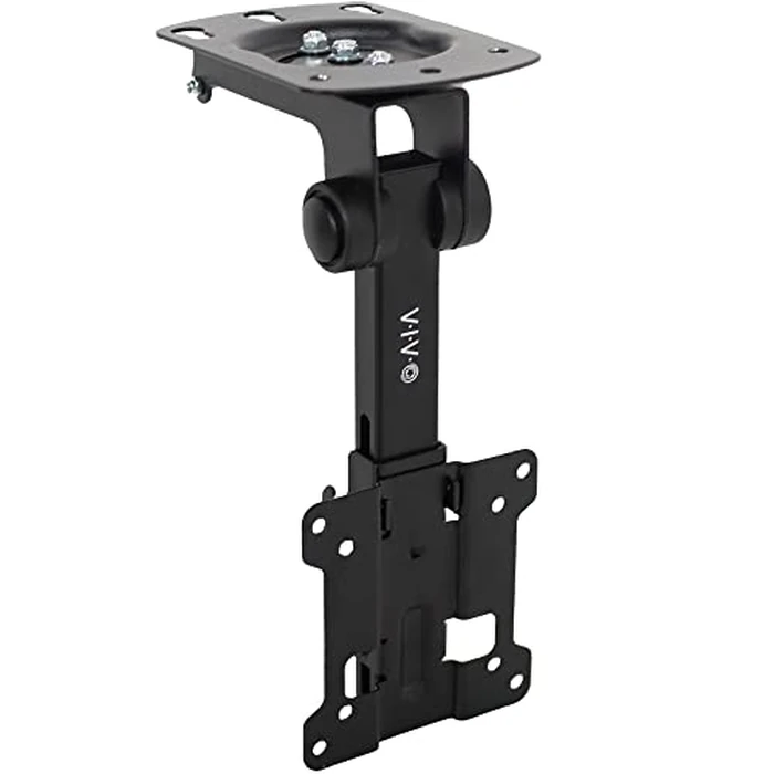 VIVO MOUNT-M-FD27 Manual Folding Ceiling Mount for 13-27 inch Flat Screens, Tilt Roof, Under Cabinet Mount for LCD TVs and Monitors by VIVO - Used - Like New condition - US$27.29