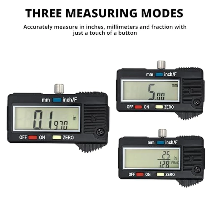 NEIKO 01407A Electronic Digital Caliper Measuring Tool, 0 - 6 Inches Stainless Steel Construction with Large LCD Screen Quick Change Button for Inch Fraction Millimeter Conversions, Digital Caliper Measuring Tool by NEIKO - Image 3