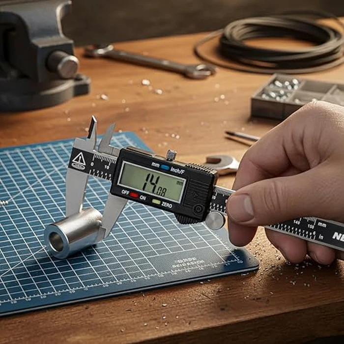 NEIKO 01407A Electronic Digital Caliper Measuring Tool, 0 - 6 Inches Stainless Steel Construction with Large LCD Screen Quick Change Button for Inch Fraction Millimeter Conversions, Digital Caliper Measuring Tool by NEIKO - Image 7