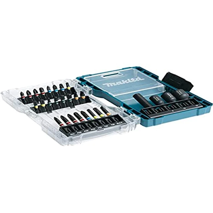 Makita E-11944 32-Piece Bit and Dice Accessory Set, Transparent Case by Makita - Used - Like New condition - CA$26.69