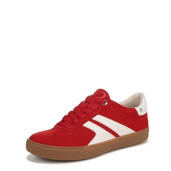 Naturalizer Women's Medina Sneaker, Crimson Red Suede, 10 by Naturalizer - Image 1