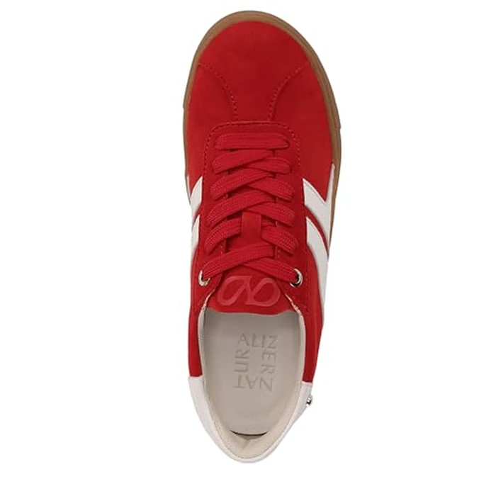 Naturalizer Women's Medina Sneaker, Crimson Red Suede, 10 by Naturalizer - Image 5