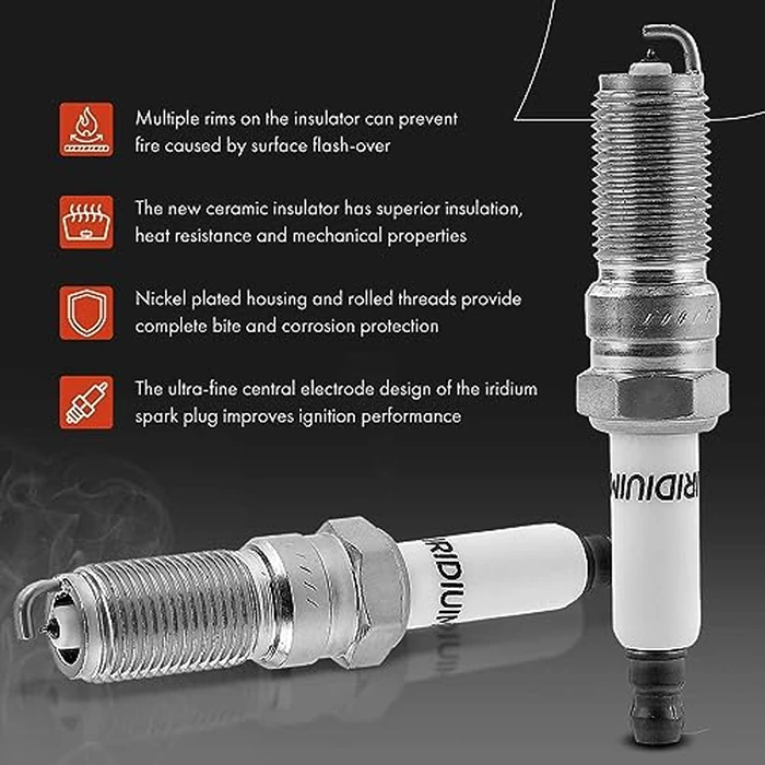 A-Premium Ignition Coils and Spark Plugs Kits Compatible with Chevrolet Equinox, Malibu, Traverse, Impala, Camaro, Colorado & GMC Acadia, Canyon & Buick LaCrosse, Enclave & Cadillac SRX, CTS 6-PC Set by A-premium - Image 5