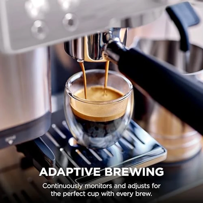 Ninja Luxe Café Premier 3-in-1 Espresso Machine, Drip Coffee, & Rapid Cold Brew | Built-in Coffee Grinder, Hands-Free Milk Frother, Assisted Tamper for Cappuccinos & Lattes | Stainless Steel | ES601 by Ninja - Image 9